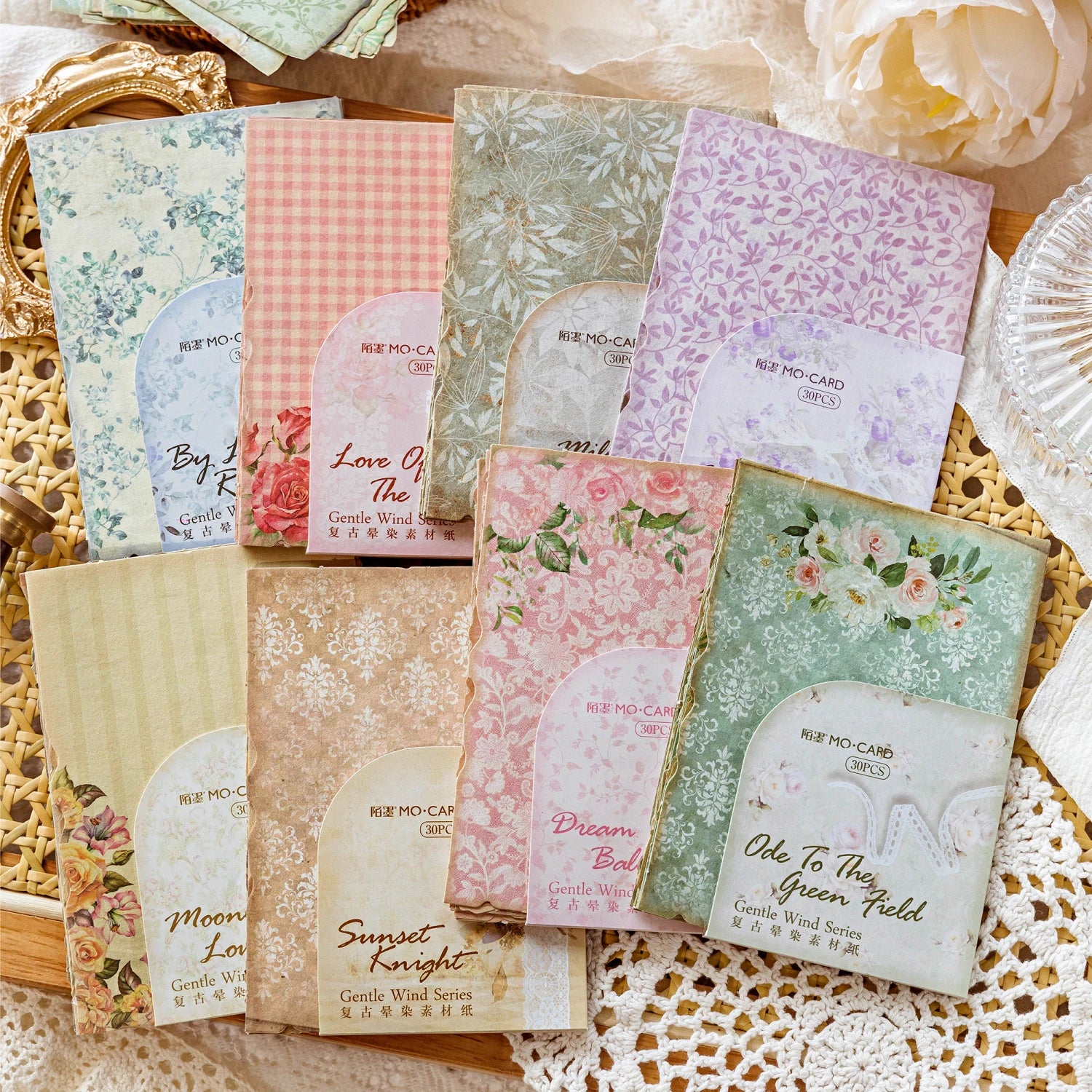 30 Sheets Vintage Journal Scrapbooking Supplies Material Labels paper for Journal notebook Planner hand made Craft Supplies