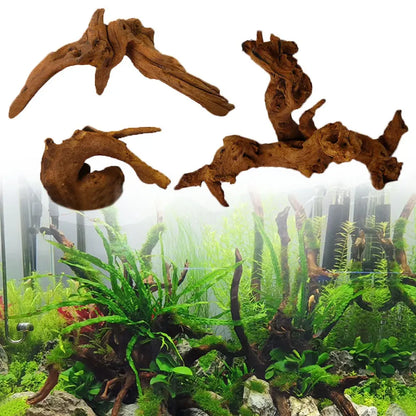 1PC Natural Sinkable Driftwood Aquarium Wood Decoration for Fish Tank Aquatic Plants Landscape