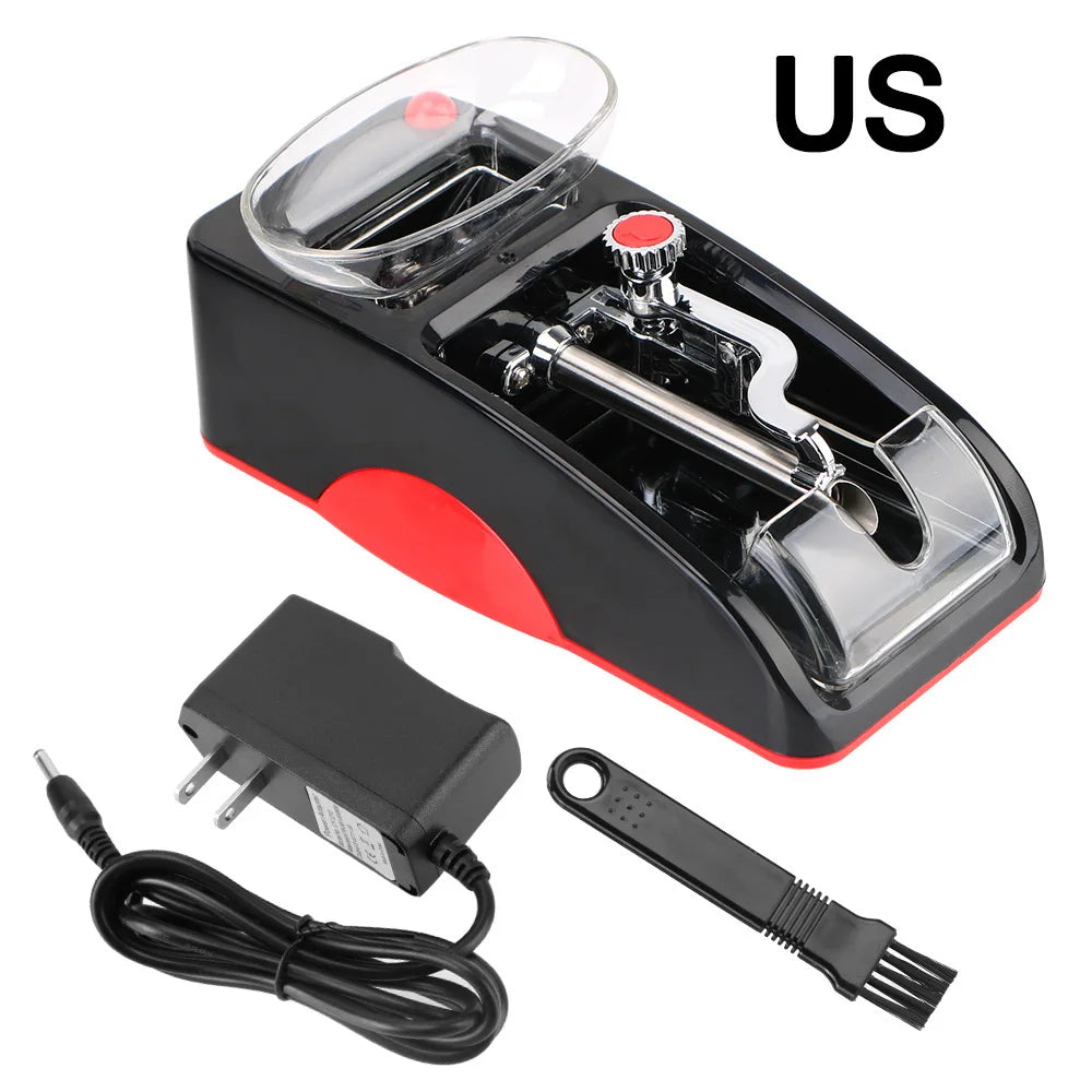 110V/230V Electric Automatic Cigarette Rolling Machine Cigar Roller Smoking Tool EU US Plug Injector Maker DIY Accessories - 