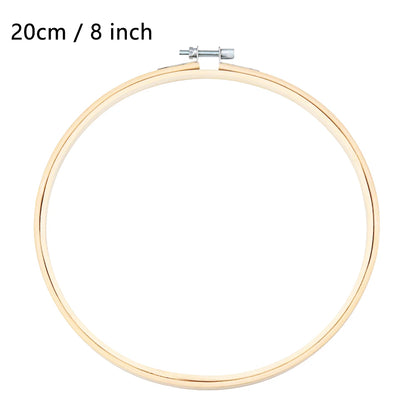 8/10/13/15/18/30cm Embroidery Hoop DIY Needlecraft Cross Stitch Machine Bamboo Frame Ring Round Loop Hand Household Sewing To