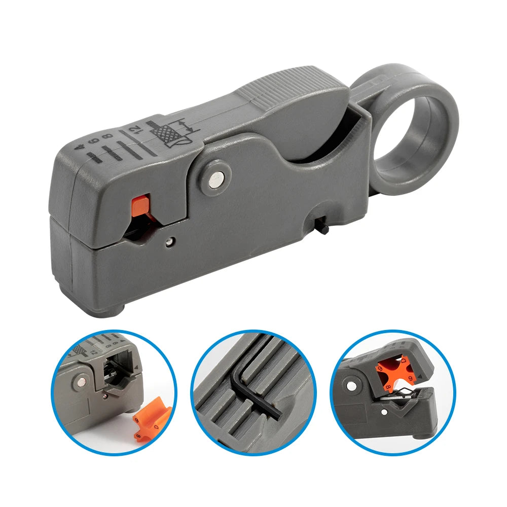 Stripping Pliers Decrustation Wire Cable Tools Stripper Stainless Steel Hexagon Wrench Accessory Insulated Electrical Straigh