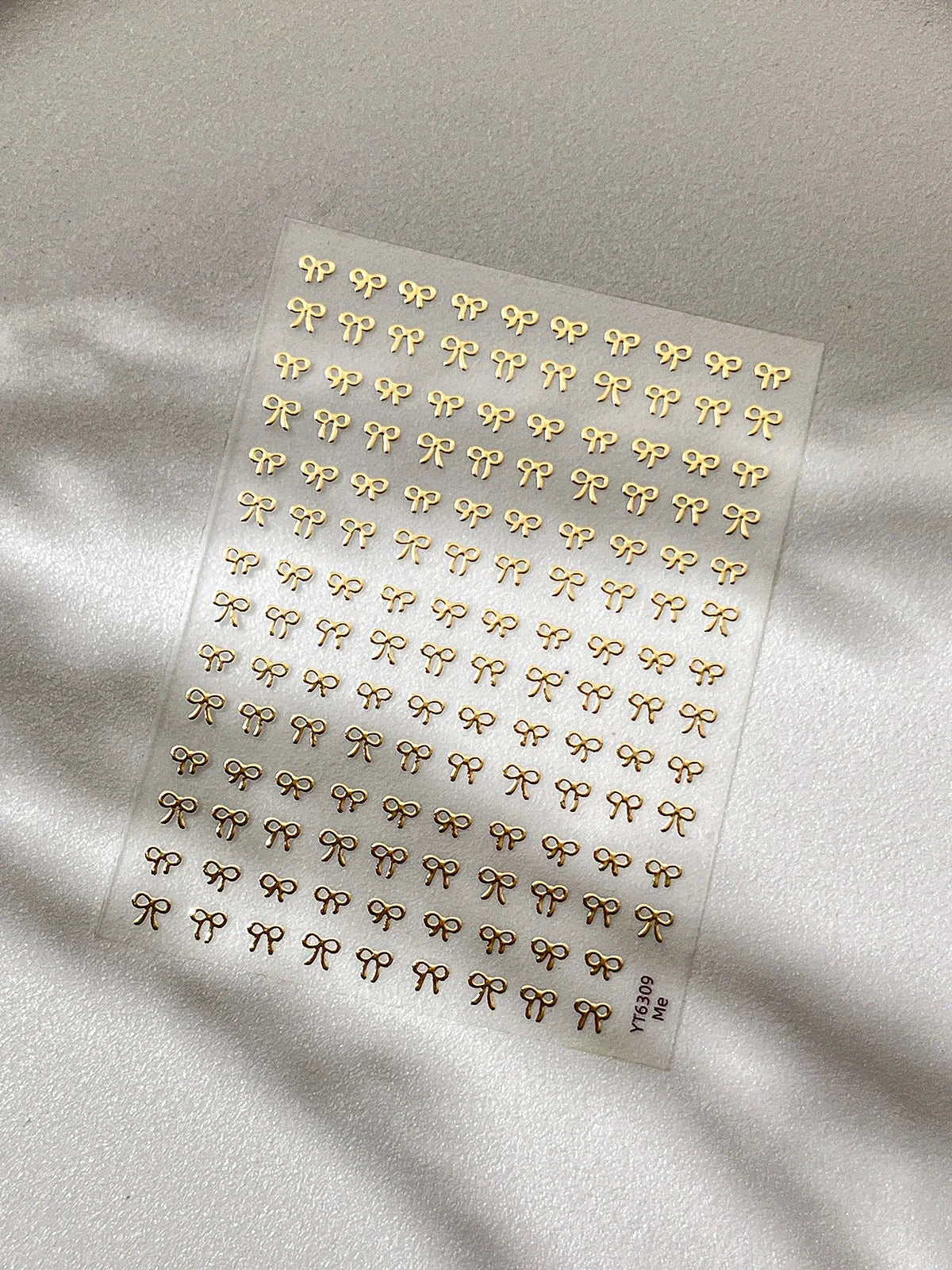 Embossed Colorful Bows Nail Art Stickers Sweet Laser Gold Silver Bowkonts Self Adhesive Nail Art Stickers Decoration Decals D