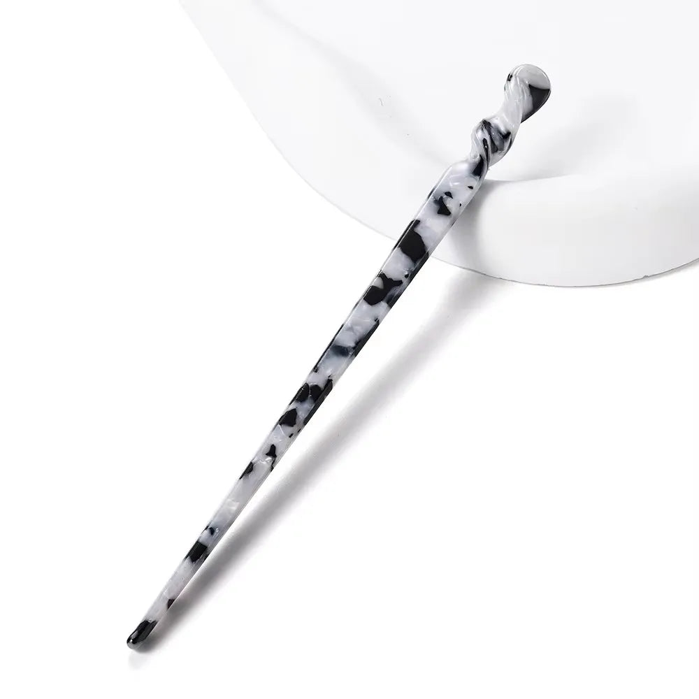 Chinese Style Hair Sticks Vintage Acetate Resin Chopstick Women Hairpins Hair Clip Pin Headwear Wedding Hair Jewelry Accessor