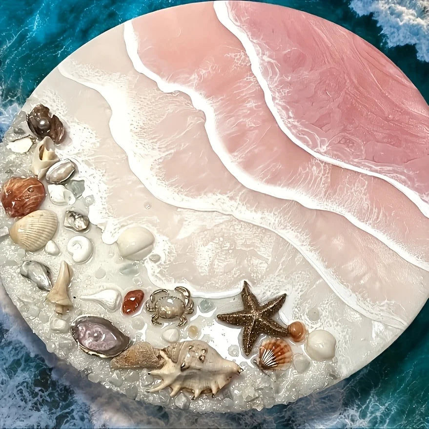 Extra-Large Resin Table Mold 14/20-inch Round Silicone Epoxy Resin Mold Suitable for River Tables, DIY Crafts, and Round Deco