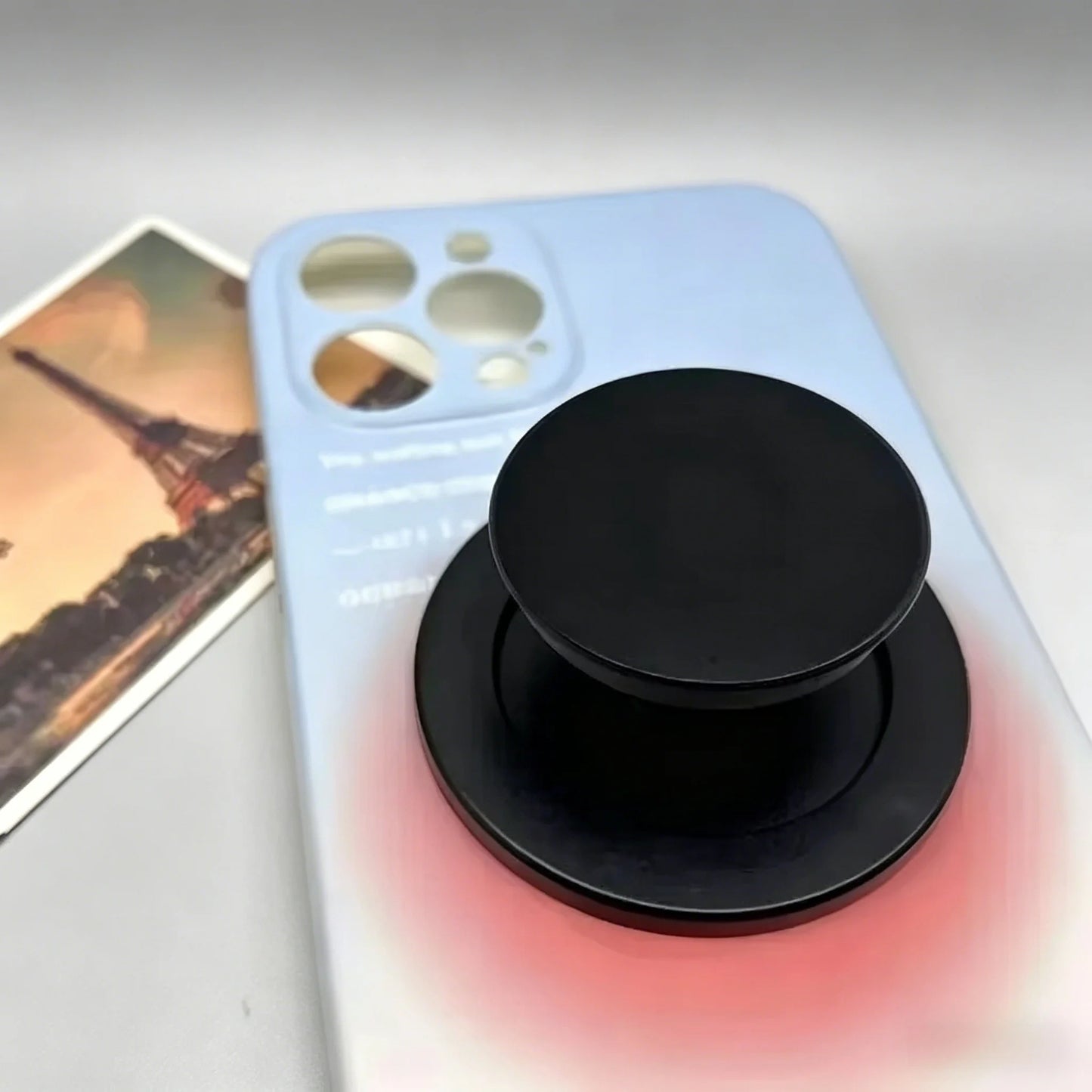 Magnetic Safe Ring Finger Expanding Stand Folding Mobile Phone Grip Holder Socket Pocket Support for iPhone Mac Samsung Xiaom