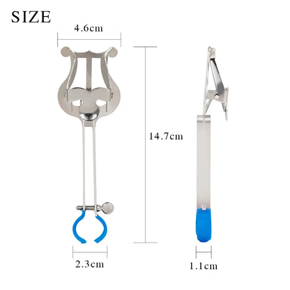Music Stand Clarinet /Trumpet /Flute /Alto Saxophone Portable Marching Sheet Music Stands Musical Instruments Accessories - T