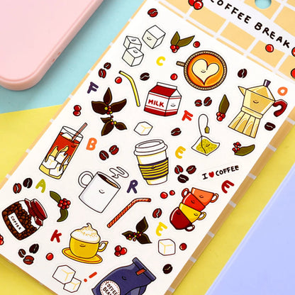 Korean Import Suatelier Baking Bread Cake Desserts Food Stickers Scrapbooking Diy Journal Stationery Sticker Deco School Supp