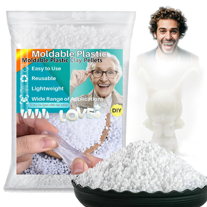 Moldable Plasti - party temporary teeth decoration, thermoplastic bead multi shaped plastic melt reusable hot bead crafts, DI