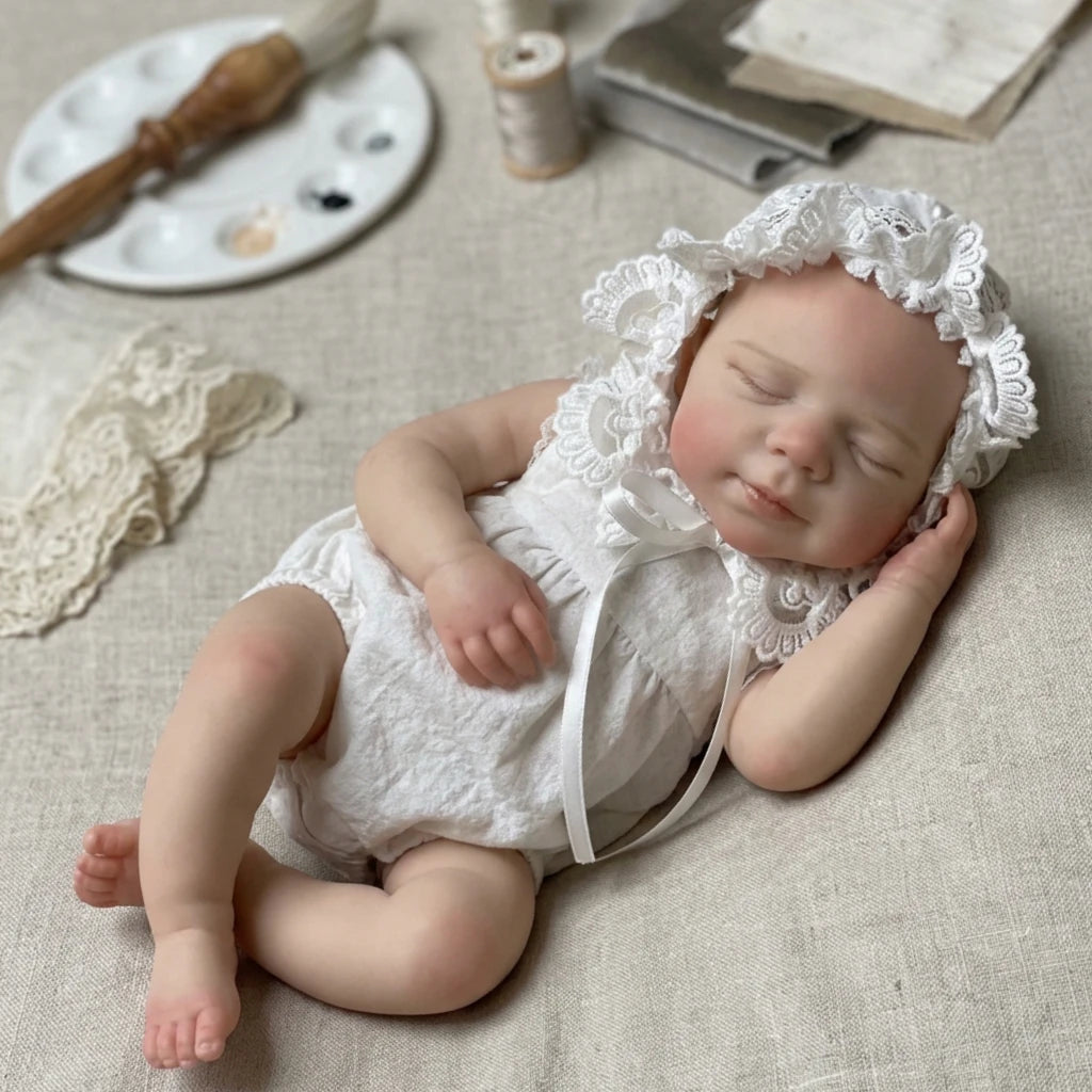 OtardDolls 13 Inch Pascale Soft Silicone Girl Bebe Newborn Baby реборн For Birthday Gifts Handmade Newborn Baby Doll - Pascal