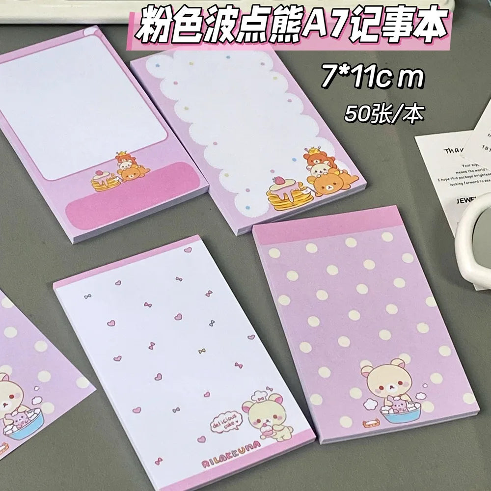 Notebooks Rilakkuma A7 Binder Journal For School Note Taking Gift