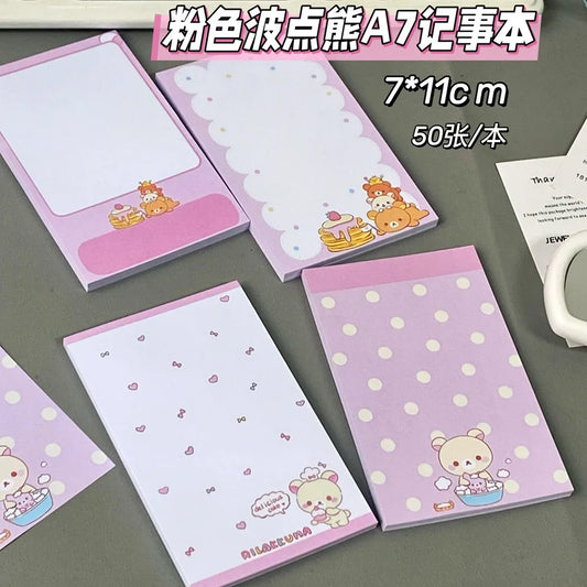 Notebooks Rilakkuma A7 Binder Journal For School Note Taking Gift