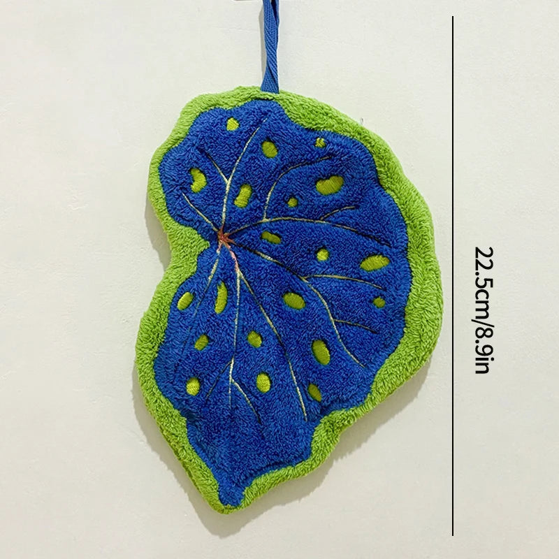 Creative Hand Towel Handkerchief Kitchen Towels Super Absorbent Towel Hanging Cleaning Cloth Bathroom Kitchen Accessories 손수건