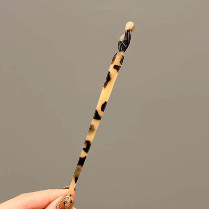 Vintage Chinese Style Hair Sticks for Women Girls Fashion Acetate Chopstick Shaped Hair Clips Pins Jewelry Hair Accessories -