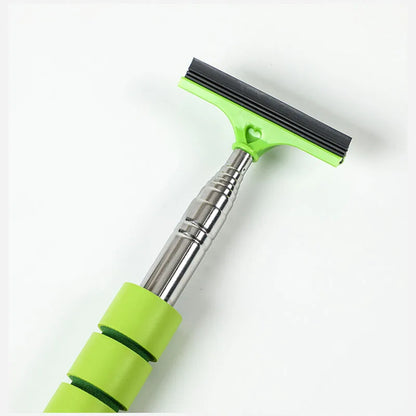Car Rearview Mirror Wiper Cleaning Tool Auto Glass Mist Cleaner Scraper Car Accessories Handle Telescopic Window Cleaning Bru