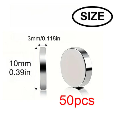 10x3/6x3mm mini Whiteboard Magnet, Widely Used in Halloween DIY, Refrigerator stickers Warehouse Tool Classification Bag Butt