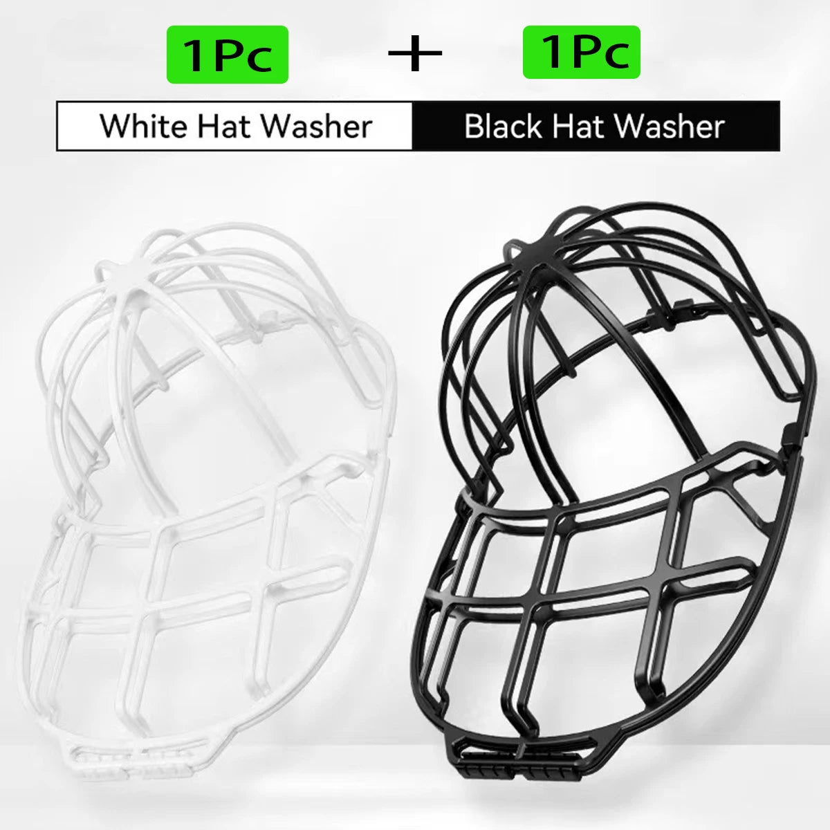 Hat washer, household products, laundry accessories, anti deformation hat protection frame, sturdy frame - 2Pcs(W--B)