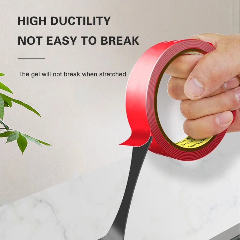Extra Strong Double Sided Adhesive Tape Waterproof Acrylic Foam Adhesive Tape For Car Home High Temperature Fixing Sticky Tap