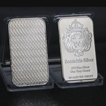 1PCS Various countries Mint 1 Troy Ounce beautiful Various countries Silver Bullion Bar Replica Coins Collection copy gift - 