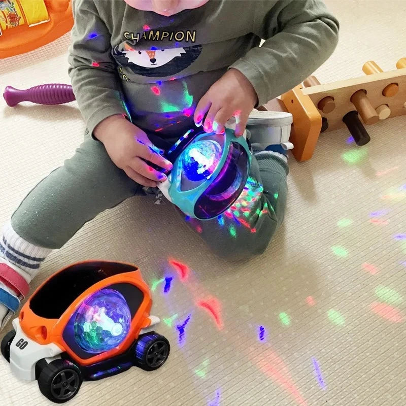 1-2 Years Boy Baby Car Toys Toddler Crawling Sensory Toy Car Toys Electronic Car Tummy Time Gift for Kids Birthday Gifts Popu