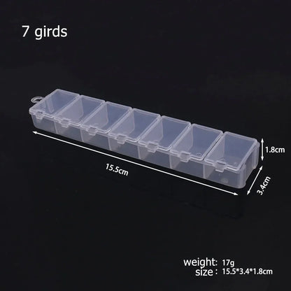 6–32 Compartment Plastic Storage Organizer Box for Beads, Jewelry & Craft Supplies