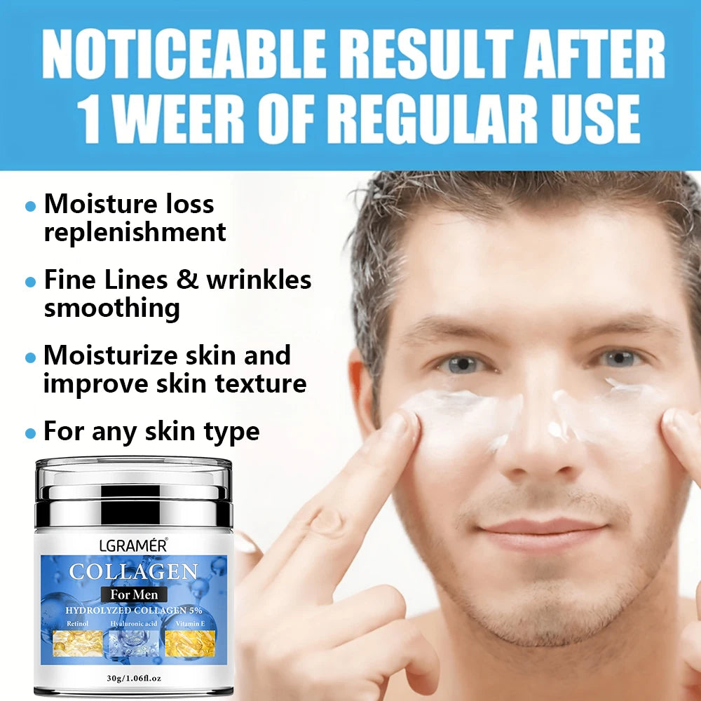 Anti-wrinkle Cream For Men Remove Face & Neck Wrinkles Firming Moisturizing Skin Retinol Face Cream Anti-aging Facial Treatme