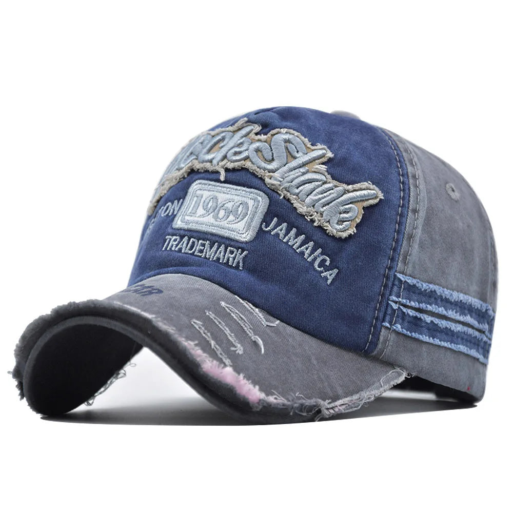 Washed Cotton 1969 Embroidery Baseball Caps For Women Men Sport Visors Vintage Snapback Cap Unisex-Teen Hip Hop Hat Bone Dad 