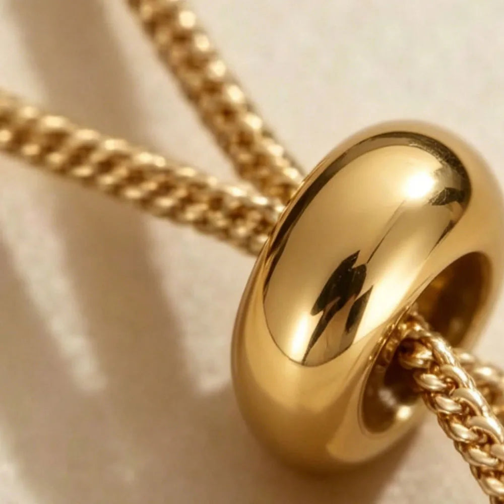 1pc legant Gold Water Drop Lariat Necklace for Women, Adjustable Y-shaped Pendant Necklace,