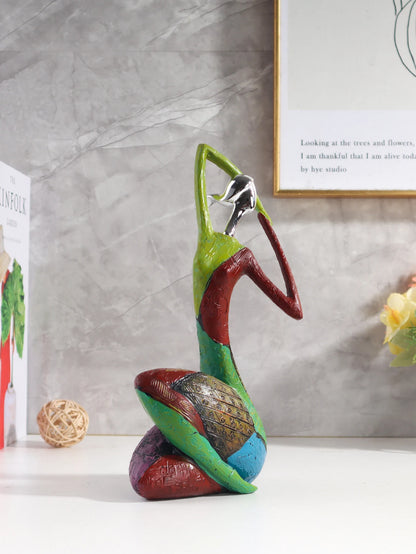 Abstract Art Figurine, Resin Decorative Craft, Home Decorative Accessories for Bedroom, Living Room, and Study