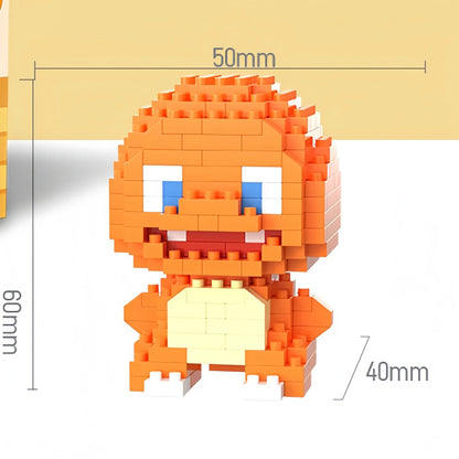 building block toys are luxurious children's toy models, suitable for educational DIY games for boys and girls, cartoon anime
