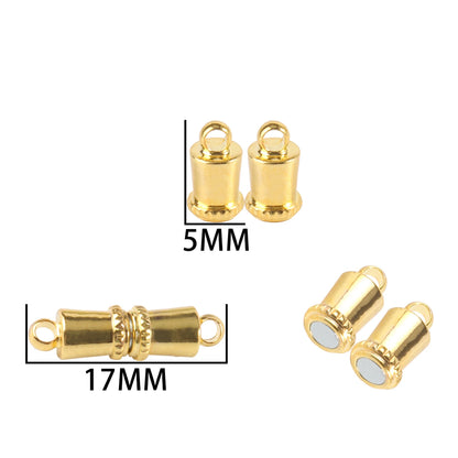 10-5Sets Stainless Steel Strong Magnetic Clasps Magnet End Clasp Connectors For Jewelry Making DIY Bracelet Necklace Accessor