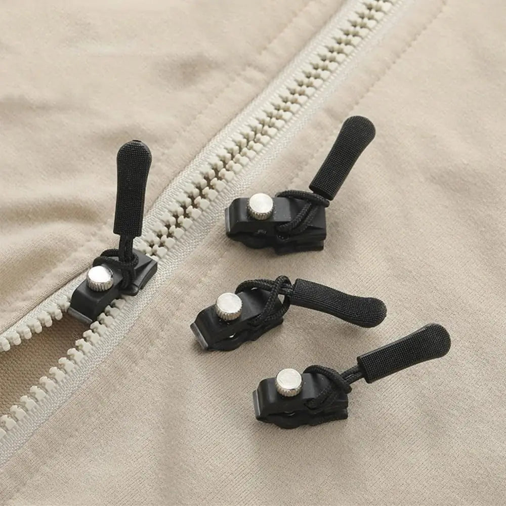 Durable 3 Different Size Zipper Repair Kit DIY Removable Zipper Head Sewing Tools Replacement Bad Buckle Instant Zipper Pulle