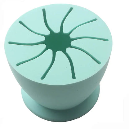 Vinyl Garbage Collection Box Vinyl Scrap Collector With Suction Cup Silicone Storage Ball Waste Box Scrapbooking