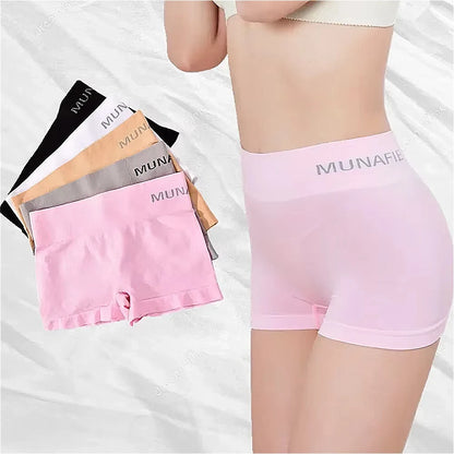 4pcs Safety Female Panties Pants For Women Seamless Body Shaping Casual Short Ladies Boxer Briefs Boyshorts Cotton Underwear