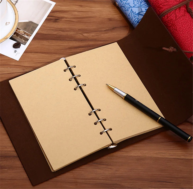 45 Sheets A5 A6 A7 Loose Leaf Notebook Refill Spiral Binder Inner Page Line Blank craft Grid Inside Paper Stationery