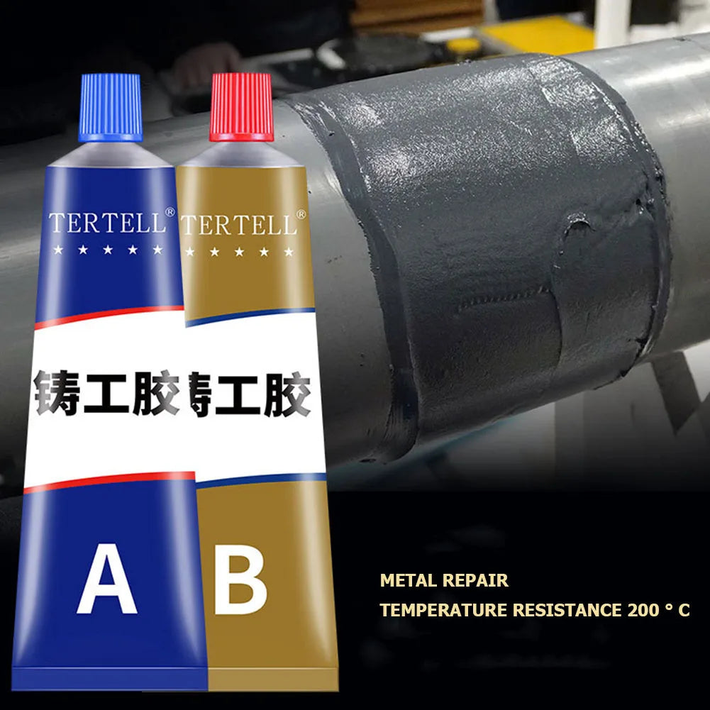 Cold Welding Glue Metal Repair Glue Heat-resistant AB Sealant High-strength Magic Plastic Repair Casting Adhesive Epoxy Resin