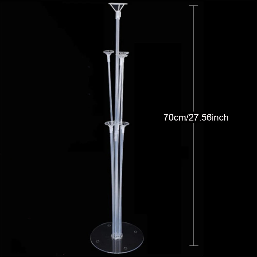 Runto 1set Birthday Balloon Stand Kit, Balloon Stand With Base And Pole For Wedding Birthday Party Decoration - 70cm