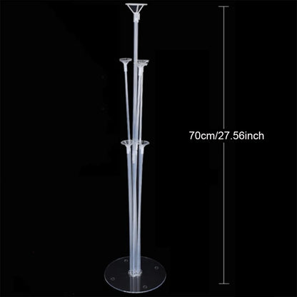 Runto 1set Birthday Balloon Stand Kit, Balloon Stand With Base And Pole For Wedding Birthday Party Decoration - 70cm
