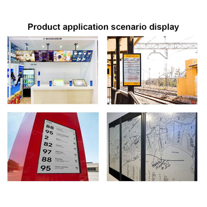 Customizable Remote Content Wall-Mounted E-Paper Advertisement Video Display for Outdoor Use Shopping Malls Retail Stores