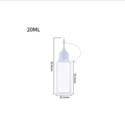 50ML Plastic Liquid Alcohol Bottle For Dispenser Rosin Solder Flux Paste For Phone PCB Cleaning Welding Repair Tools - 20ml