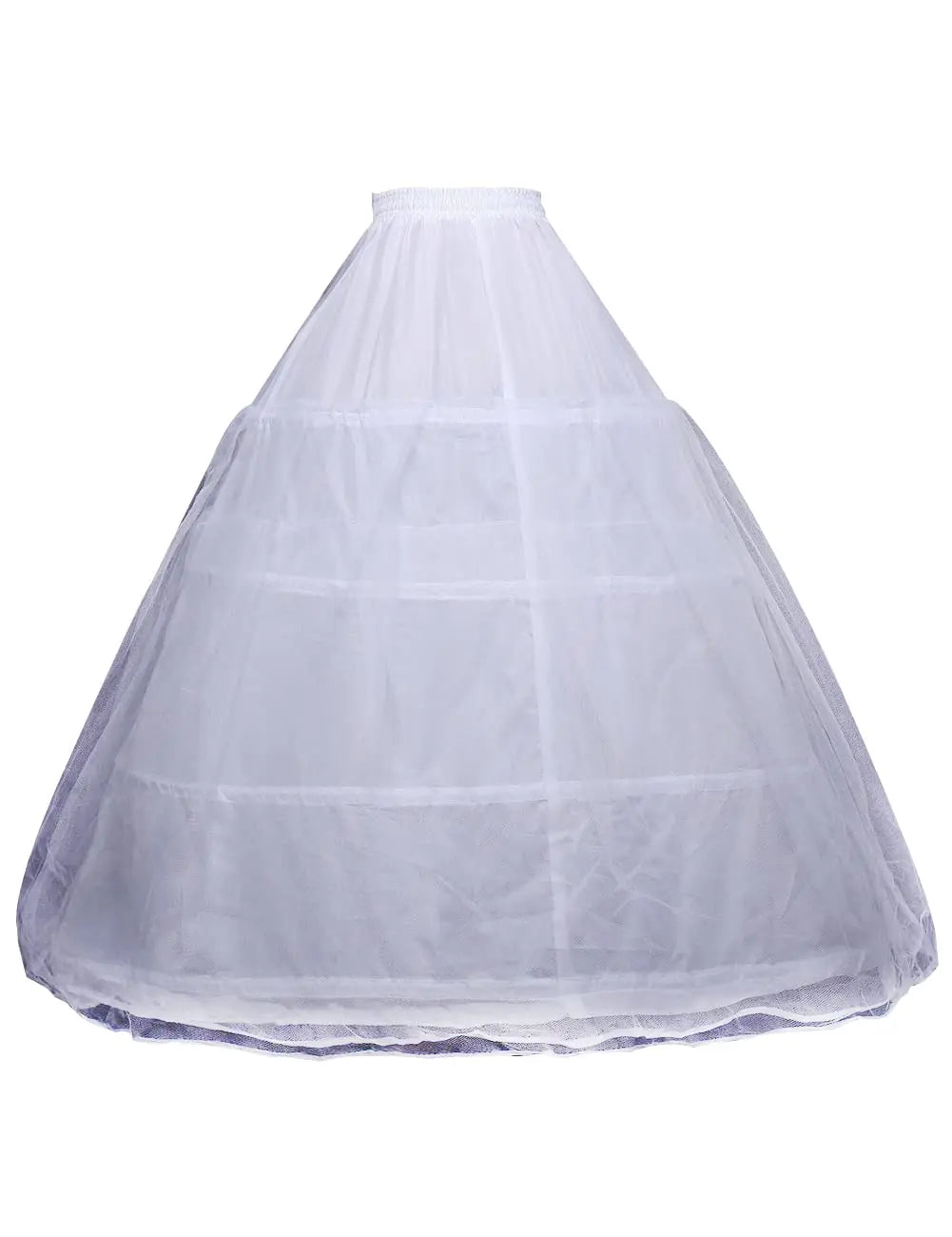 Bridal Wedding Petticoat Underskirt Ball Gown Crinoline Slip Underskirt Bridae Prom Dress Petticoats - 4 Hoops with Tulle