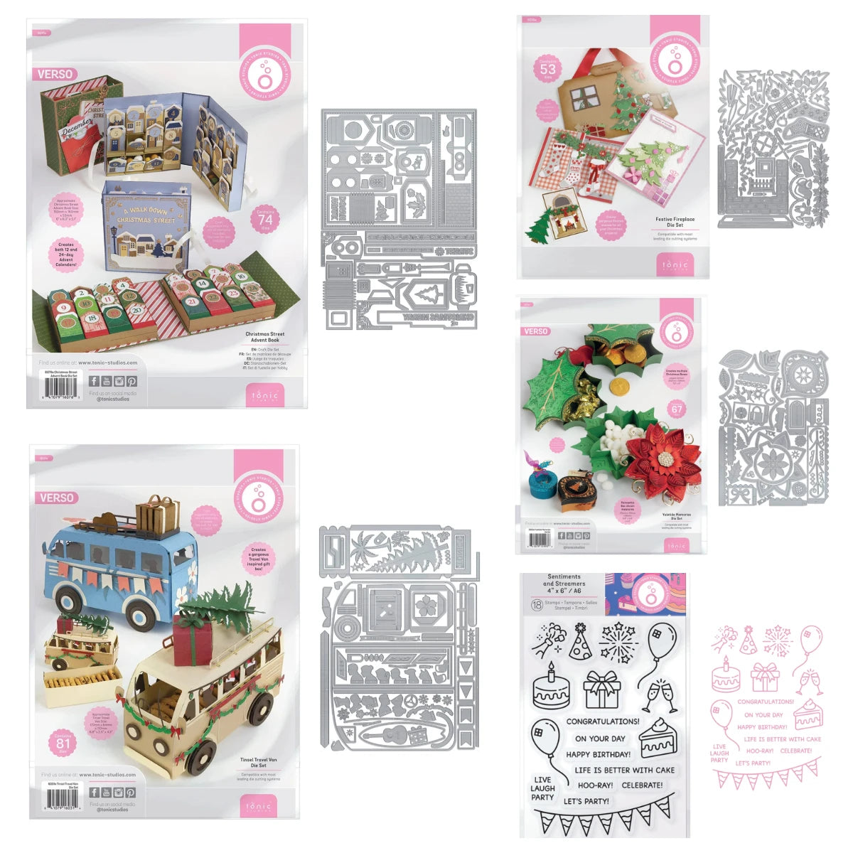 Halloween Gift Box Metal Cutting Dies Christmas North Pole Pals Die Cut Craft DIY Embossing Scrapbooking Supplies Template Mo