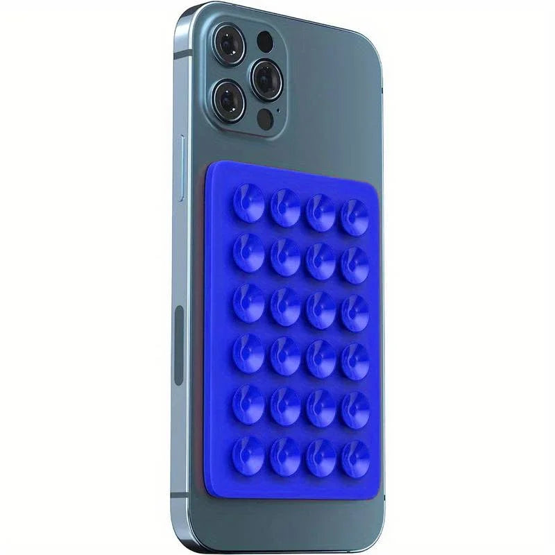 Silicone Suction Phone Holder Mat Multifunctional Suction Cup Wall Stand Square Anti-Slip Single-Sided Case Mount Back Sticke