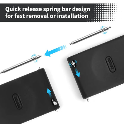 20mm 22mm Strap For Samsung Galaxy watch 6/4/5 pro/classic/gear s3/active 2 Sport Silicone Magnetic Buckle Huawei GT 2 2e 3 b