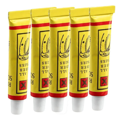 Bike Tire Patch Kit - Instant Puncture Repair Glue & Rubber Cement for Bicycle Inner Tube Tires - pack of 5
