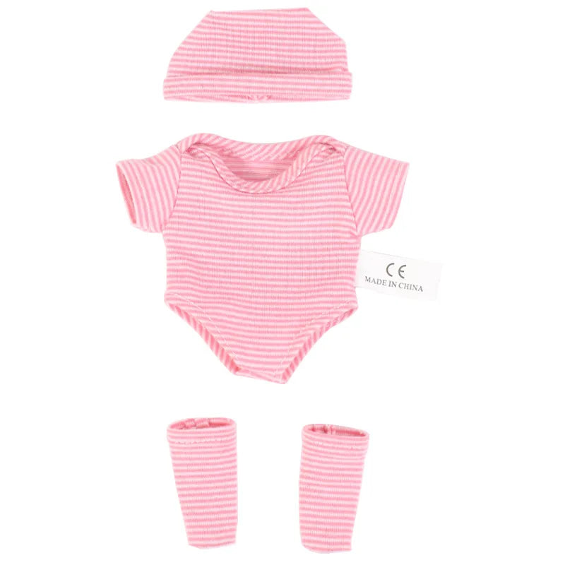 20cm Baby Dolls Clothes for DIY Toy Doll Accessories Suitable For 8inch Doll Sweater Jumpsuit Reborn Doll Clothes Accessories
