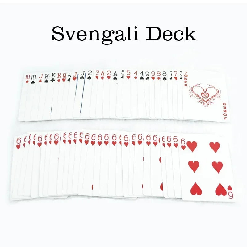 Svengali Deck Magic Gimmick Card Magic Trick for Magician Close Up Street Magic Prop Magia Toys Magie Accessories Gimmicks Fu