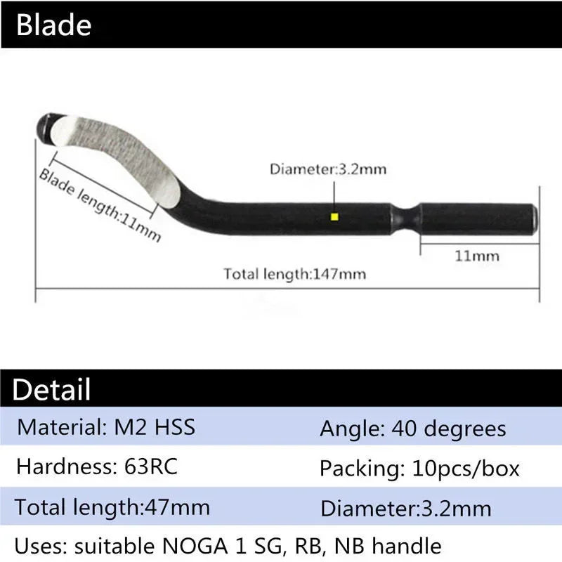 Trimming Knife Scraper Deburring Tool Deburring Cutters Set Burr Remover Hand Tool for Wood Plastic Aluminum Copper and Steel