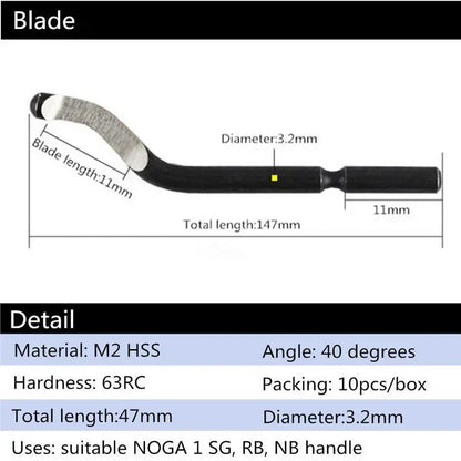 Trimming Knife Scraper Deburring Tool Deburring Cutters Set Burr Remover Hand Tool for Wood Plastic Aluminum Copper and Steel
