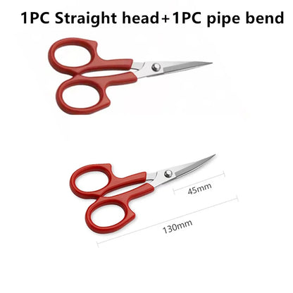5.5" Bent Head Embroidery Scissors for Needlework Cutting Sewing Fabric Cross Stitch Tailor's Scissor Sewing Tool Cuts Craft 