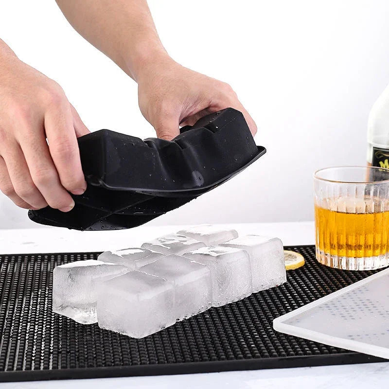 4/6/8/15Grids Silicone Ice Cube Molds Spherical Ice Molds Reusable Whiskey Ice Cube Molds Cocktail Freezer DIY Homemade Barwa